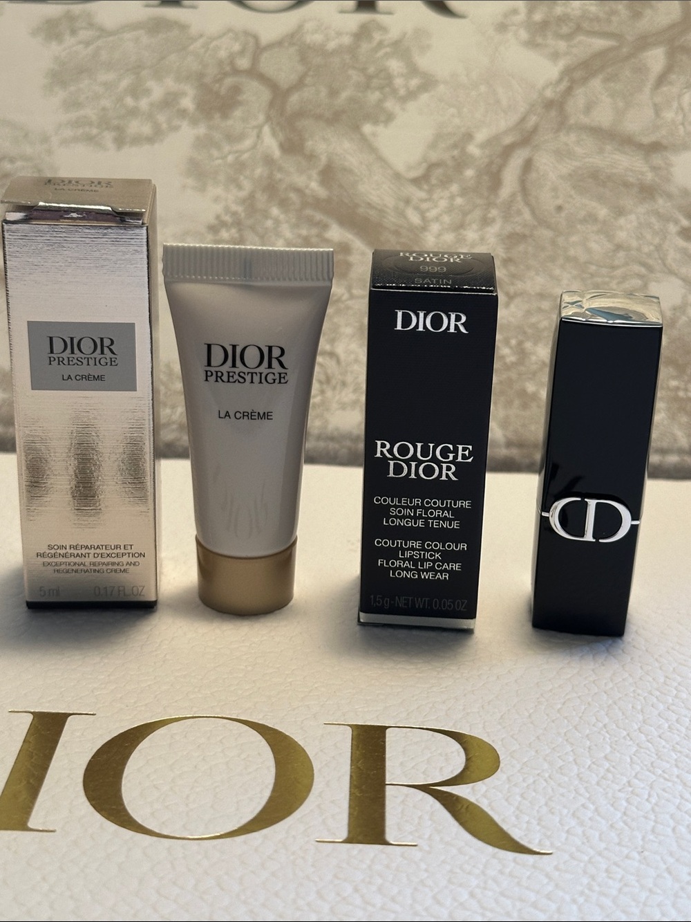 Dior Rouge Dior Lipstick & Dior Prestige La Crème Minis 💄💋